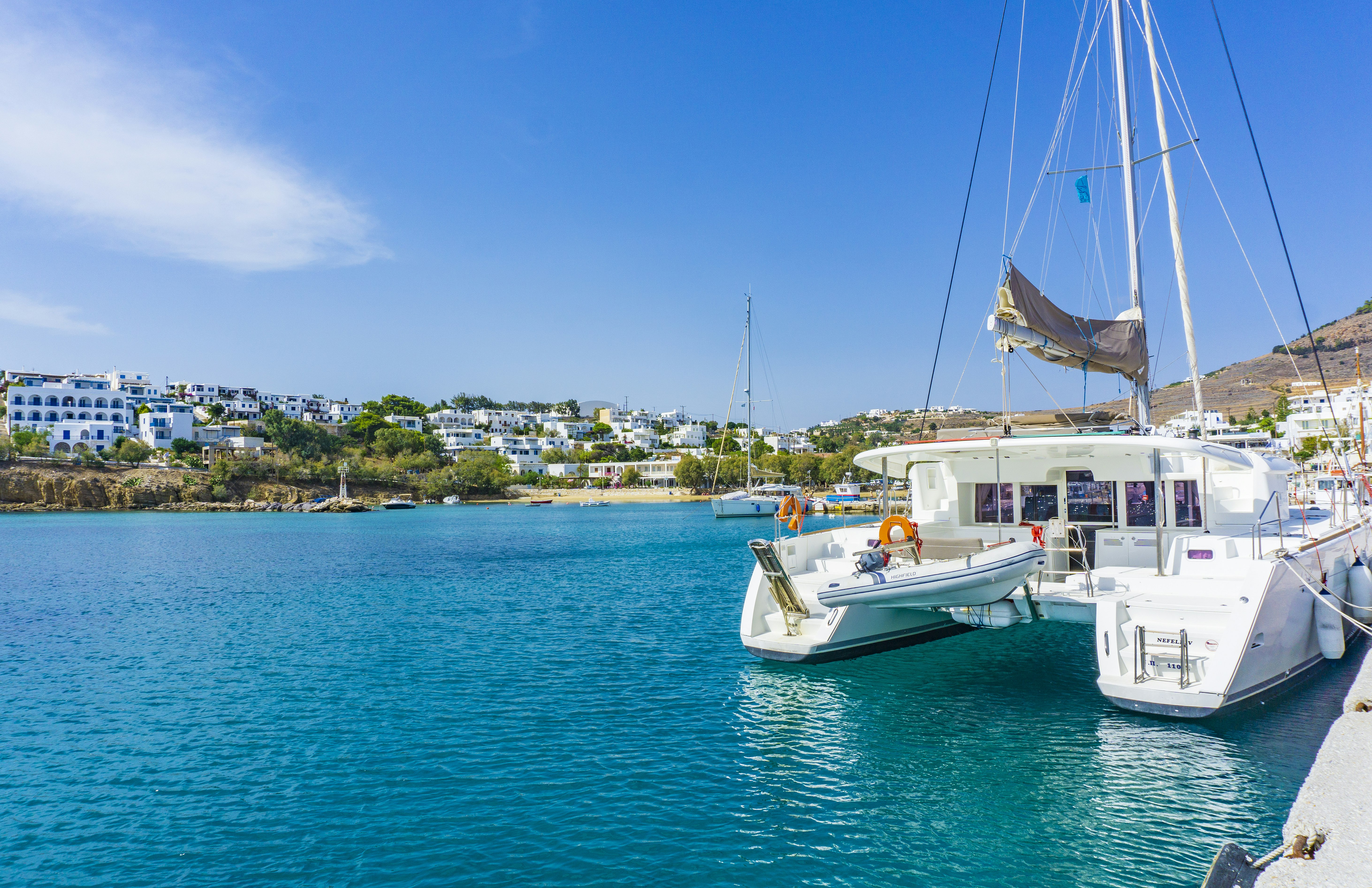 yacht on sea